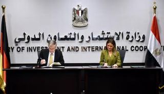 جانب من توقيع الاتفاقيات بين مصر وألمانيا