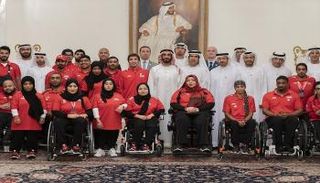 الشيخ نهيان بن زايد آل نهيان ومنتخب أصحاب الهمم