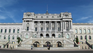 مدخل مكتبة الكونجرس - صورة أرشيفية