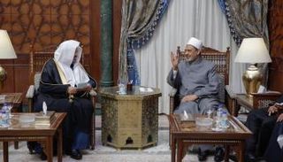 شيخ الأزهر الشريف يستقبل رئيس مجلس الشورى السعودي