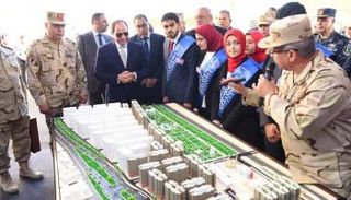 الرئيس السيسي يفتتح مدينة "بشائر الخير - 2" 
