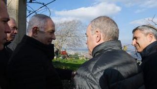 نتنياهو على حدود لبنان - أرشيفية