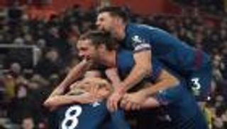 وست هام ينهي الدور الأول للبريمييرليج بثنائية أمام ساوثهامبتون