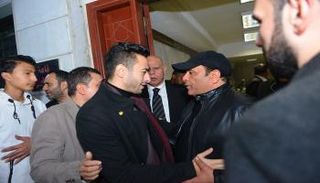 عزاء شقيق المطرب محمد فؤاد 