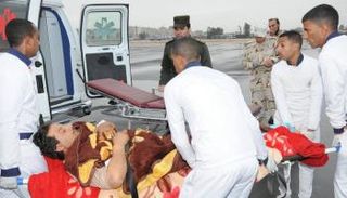 مصابو العمليات الإرهابية في بنغازي