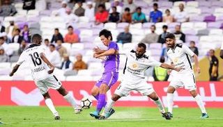 من مباراة العين وعجمان