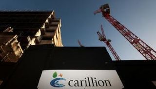 موقع بناء لشركة كاريليون وسط لندن