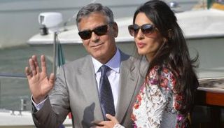 جورج كلوني وزوجته