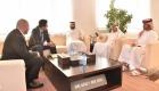 بن غليطة يلتقي وفد الاتحاد الآسيوي لمبادرات التطوير 