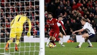 من مباراة ليفربول وتوتنهام