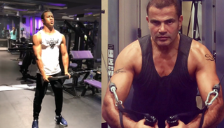 عمرو دياب ومحمد رمضان في الجيم