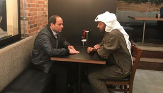 الشيخ محمد بن زايد آل نهيان والرئيس المصري عبد الفتاح السيسي