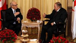 الرئيسان الجزائري عبدالعزيز بوتفليقة والتونسي الباجي قائد السبسي