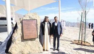 الشيخ سعود بن صقر القاسمي يشهد افتتاح "منصة المشاهدة"