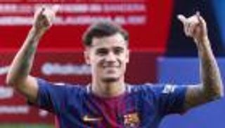 كوتينيو يسجل هدفه الأول بقميص برشلونة