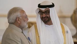 الشيخ محمد بن زايد آل نهيان ورئيس وزراء الهند