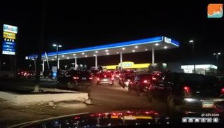 محطة وقود مصرية  