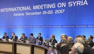 صورة أرشيفية لمؤتمر أستانة 8 في كازاخستان