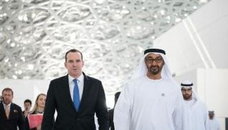 الشيخ محمد بن زايد آل نهيان وبريت ماكجورك