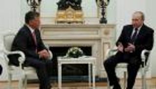 العاهل الأردني وبوتين يبحثان قضايا الشرق الأوسط