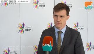 جون كاسن السفير البريطاني في مصر - تصوير: أحمد حسين