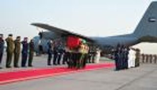 وصول جثمان الشهيد الإماراتي علي خليفة المسماري إلى أبوظبي