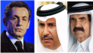 كتاب فرنسي يوثق سيطرة "الحمدين" على ساركوزي