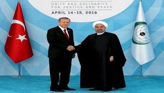 الرئيس التركي أردوغان ونظيره الإيراني حسن روحاني - أرشيفية