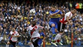 من مواجهة سابقة بين ريفر بليت وبوكا جونيور