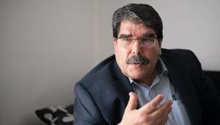 صالح مسلم الرئيس المشارك لحزب الاتحاد الديمقراطي