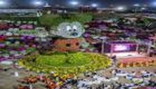 "دبي ميراكل جاردن" تضيف رقمًا قياسيًا جديدا بمجسم زهور لـ"ميكي ماوس"