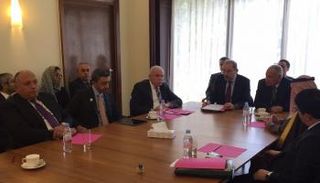 جانب من اجتماع وزراء خارجية اللجنة العربية السداسية الخاصة بالقدس