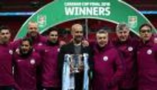 فيديوجراف.. الكؤوس مفتاح اللقب الأول لجوارديولا