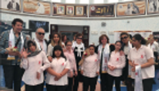 بالصور.. ممثلون وإعلاميون يزورون أطفال مركز راشد لأصحاب الهمم