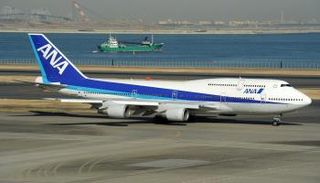 إحدى الطائرات التابعة لشركة "آنا" اليابانية