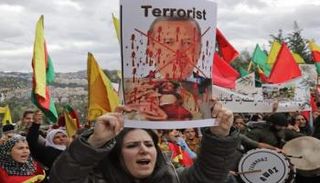 مظاهرات للأكراد تندد بالعدوان التركي على عفرين