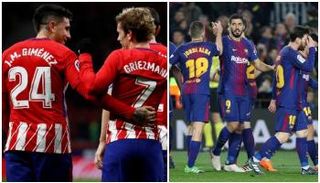 أتلتيكو وبرشلونة