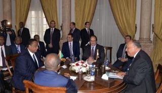 جانب من اجتماع اللجنة الرباعية بين مصر والسودان - أرشيفية