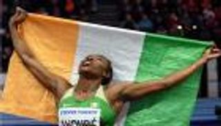 إيفوارية تحتفل بطريقة مثيرة للجدل عقب فوزها بذهبية ألعاب القوى