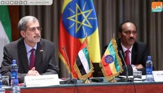  محمد شرف الهاشمي خلال الجلسة الافتتاحية للجنة الفنية المشتركة