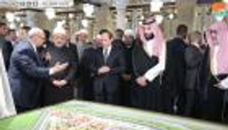 السيسي ومحمد بن سلمان يفتتحان أعمال ترميم الجامع الأزهر