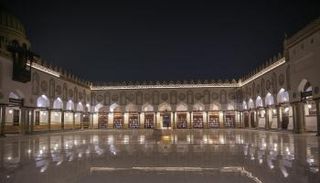 الجامع الأزهر بعد انتهاء عملية الترميم