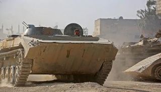 قوات النظام السوري على مشارف الغوطة الشرقية