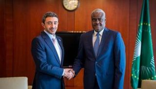 الشيخ عبدالله بن زايد ورئيس مفوضية الاتحاد الأفريقي