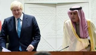 الجبير وجونسون