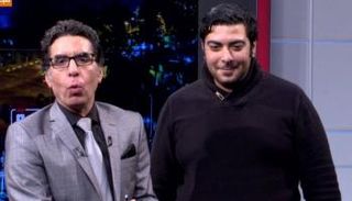 رامي جان مع أحد مذيعي القنوات الإخوانية عندما كان في تركيا