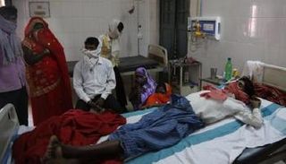 مريض بالسل في مستشفى هندي