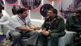 قائد بحرية الحرس الثوري الإيراني في الدوحة