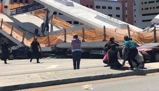 صورة للجسر المنهار