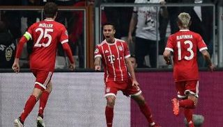 تياجو يحتفل بالتسجيل في مرمى بشكتاش